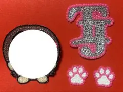 《特別価格》うちわデコ パーツ 七五三掛龍也4点セット