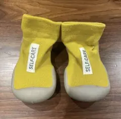 SELF-CARE ベビーシューズ ファーストシューズ イエロー 11.5cm