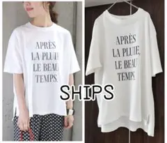 SHIPS anyシップス PROVERB ロゴTEE 美品のサムネイル