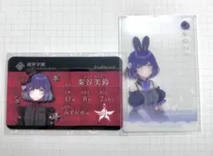 奈谷美鈴 カラ鉄 プロフィールカード/gigo限定クリアカード