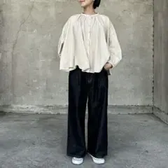 ☆新品☆yuni リネンテーパードパンツ - メルカリ