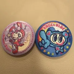 ナルミヤキャラクターズ刺繍缶バッチ べリエちゃん・ナカムラくん