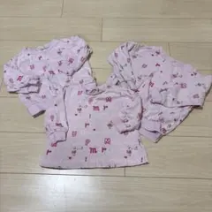 KP ニットプランナー　総柄　薄手　トレーナー　姉妹