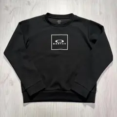 OAKLEY ブラック スウェットレーナー キッズ ジュニア 160 L
