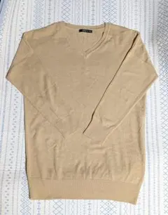 【新品】Mサイズ INGNI Vネック 長袖 ニット ベージュ