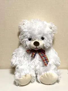ホワイトベアお座りぬいぐるみ