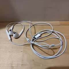 iPhoneホワイト 有線イヤフォン