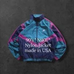 90s銀タグNIKEナイキアノラックパーカー ナイロンジャケットスウッシュ