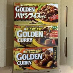 S&B エスビー ゴールデンカレールー 2箱 中辛、甘口、ハヤシライスソース1箱のサムネイル