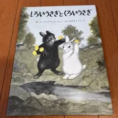 しろいうさぎとくろいうさぎ 絵本