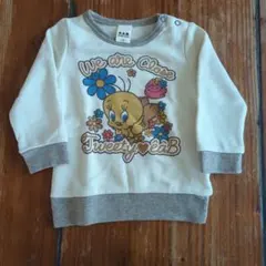 e.a.B Tweety トゥイティー トレーナー 90