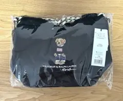 【希少レア】新品未開封ꕥポロラルフローレンベア刺繍ブラックショルダーバッグ撥水のサムネイル