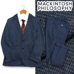 美品 マッキントッシュフィロソフィー 千鳥格子柄 セットアップ スーツのサムネイル