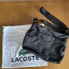LACOSTE ショルダーナイロンバッグ ブラック