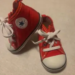 ALL STAR レッド ハイカット ベビーシューズ 12cm
