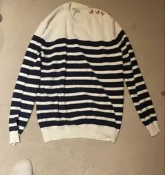 ZARA ボーダーセーター