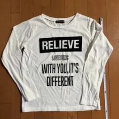 lovetoxic 長袖カットソー ホワイト　女児　150cm