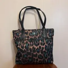 COACH 豹柄 トートバッグ（bg040）