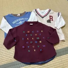 ユ*ズ様 90cm長袖Tシャツ3枚セット