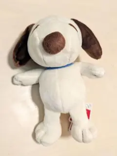 SNOOPY スヌーピー ボールチェーン付 ぬいぐるみ ライトベージュ