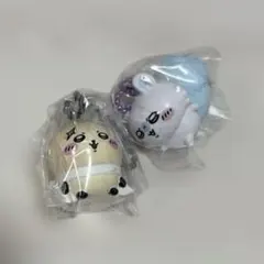 ちいかわマスコットつきビスケット　ラッコさんモモンガ