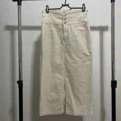 nano universe アイボリー タイトスカート