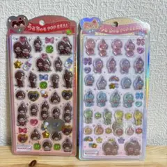 【正規品】モンチッチ　うるちゅるポップシール　2枚セット
