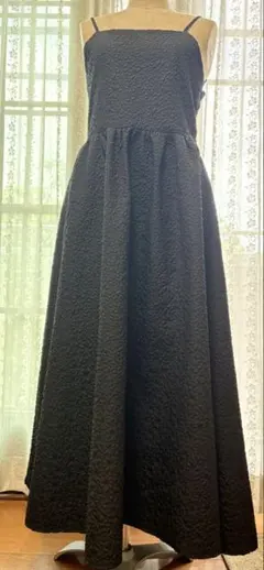 黒 キャミワンピース