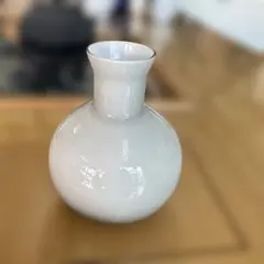 ガラス　花瓶　グレーグラデーション