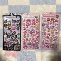 3d サンリオ ボンボンドロップシール