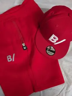 B/ ロゴ ショートパンツとキャップ2点セットのサムネイル