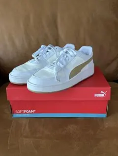 PUMA スニーカー ホワイト ベージュ