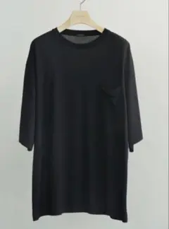 ●美品【comoli】26ss サマーウールT ブラック サイズ4のサムネイル