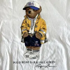 美品★ラルフローレン　Polo Bear Tシャツ 白　　7 130