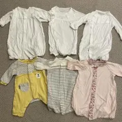 ロンパース ツーウェイオール　新生児　セレモニー　サイズ50-60 6点セット