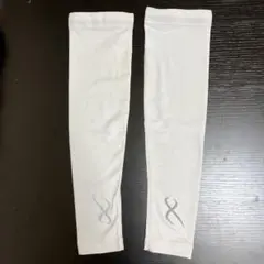 CW−Xホワイト アームカバー ストレッチ素材S