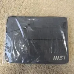 新品未使用未開封　MSI グレー パソコンケース　13.3センチ対応です。