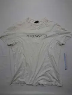 ▲エンポリオアルマーニ ロゴTシャツ ホワイト系 XXL メンズ