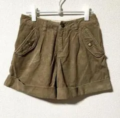 コーデュロイ ショートパンツ