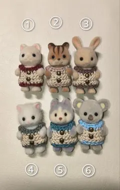 ◯ シルバニア 赤ちゃんサイズ 服 ハンドメイド ◯