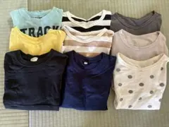 子供用 半袖Tシャツ まとめ売り 9枚セットのサムネイル