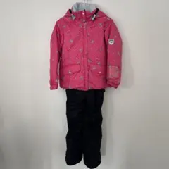 GOLDWIN 子ども用スキーウェア 130cm 花柄 ピンク