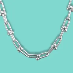 ☆新品 ハードウェア Uチェーン ネックレス スリム ステンレス 316L