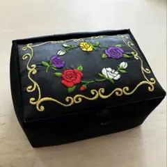 ANNA SUI アクセサリーケース 黒 紫