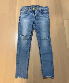 RODEO CROWNS ダメージスキニージーンズ 26