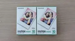FUJIFILM instax mini インスタントフィルム 10枚×2