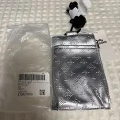 【Daily russit】新品未使用　スマートフォンショルダーバッグ　シルバー