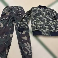 迷彩柄ジャケット＆パンツセット 130