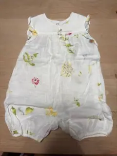 や*だ様 10mois ディモワ 半袖カバーオール ロンパース 80cm 花柄のサムネイル