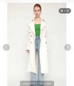SLY スライ　トレンチコートSLY 22ss DRAPEY TRENCHのサムネイル